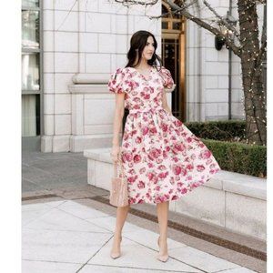 Rachel Parcell Fit & Flare Floral Dress XL NWT